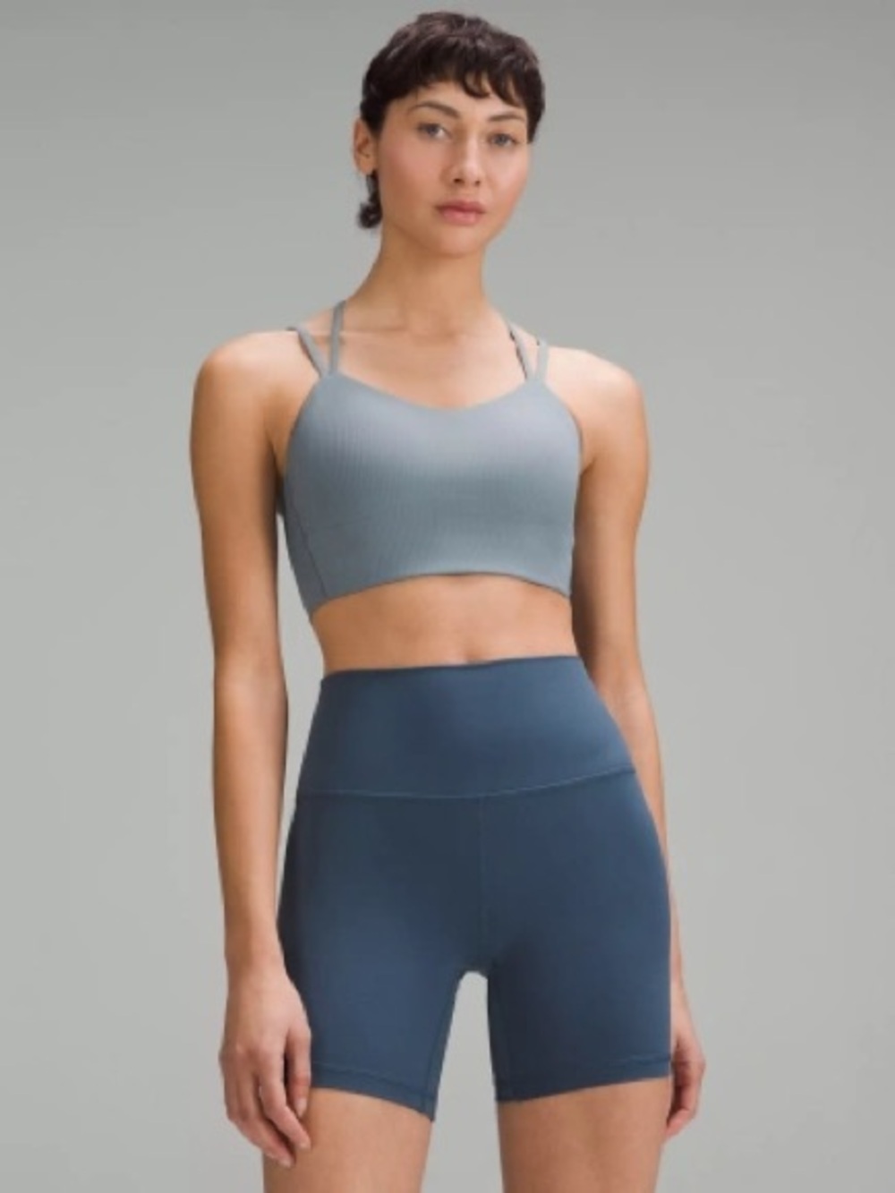 Lululemon Like a Cloud Ribbed Longline Bra size 8 B/C Cup